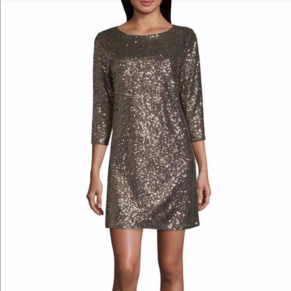 Gold Sequin dress